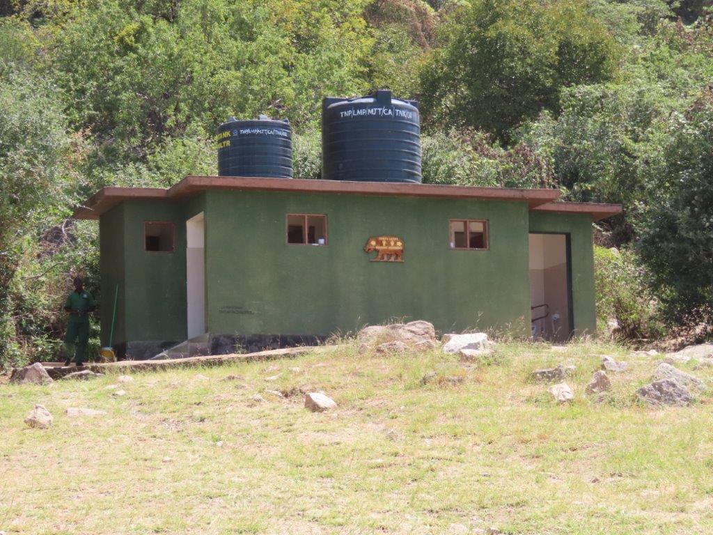 The restrooms at the picnic area