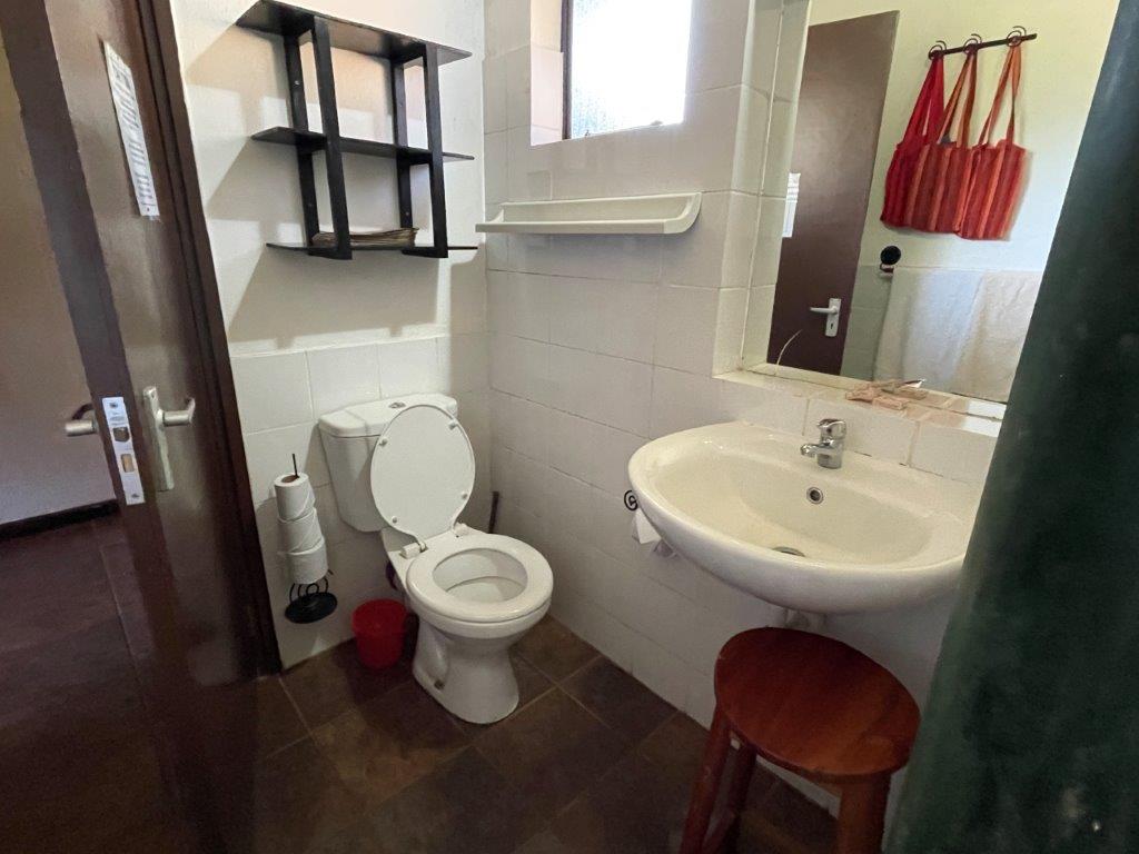 Our bathroom at the Rhino Lodge