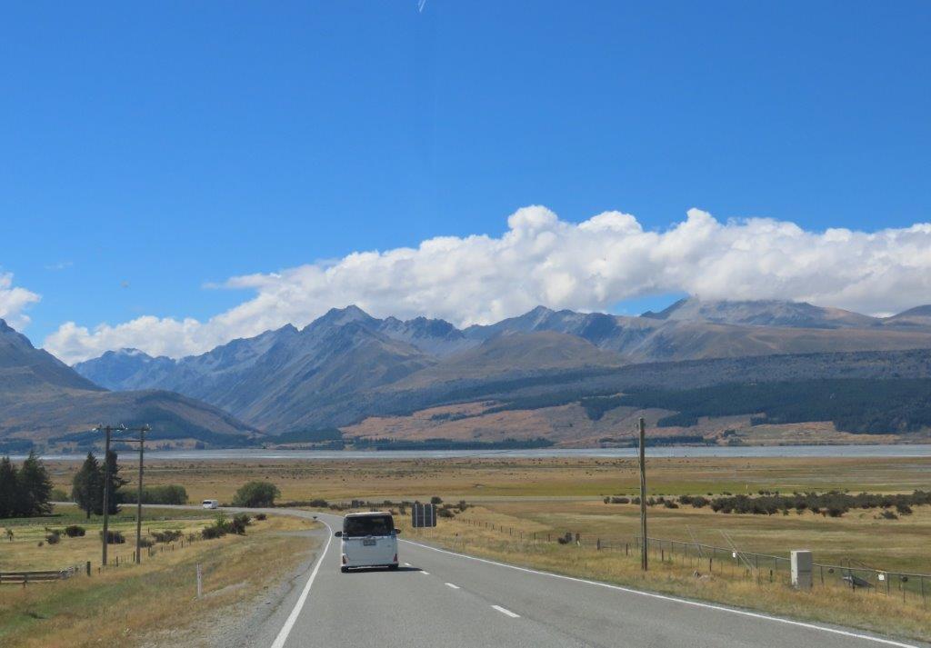 When driving in New Zealand, it's smart to maintain a good distance between you and the car in front of you.