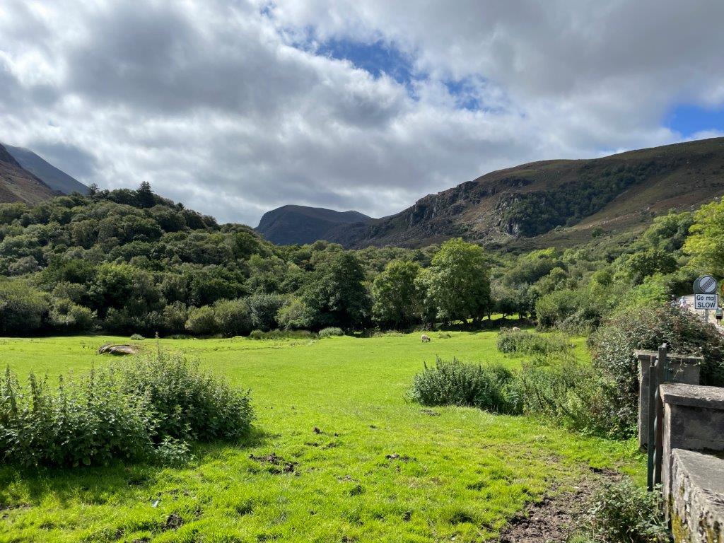 Ireland Facts: The Emerald Isle is known for it's lush rolling hills of green landscape.