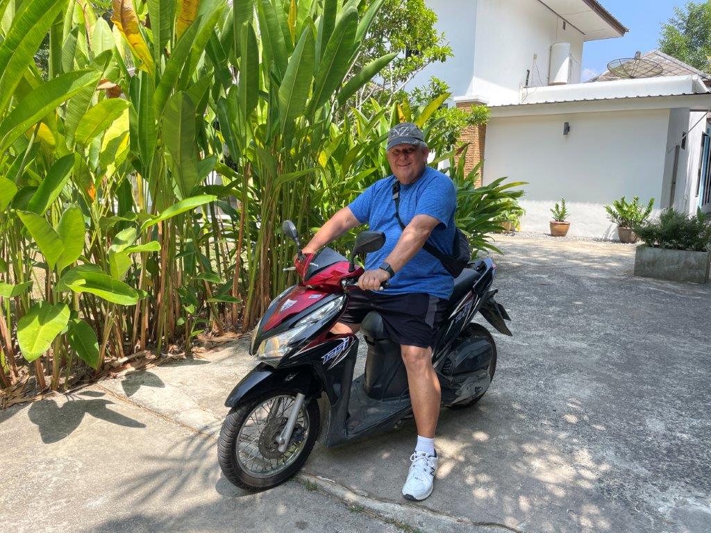 Thailand Facts: Renting a scooter is an inexpensive way to get around town while in Thailand.